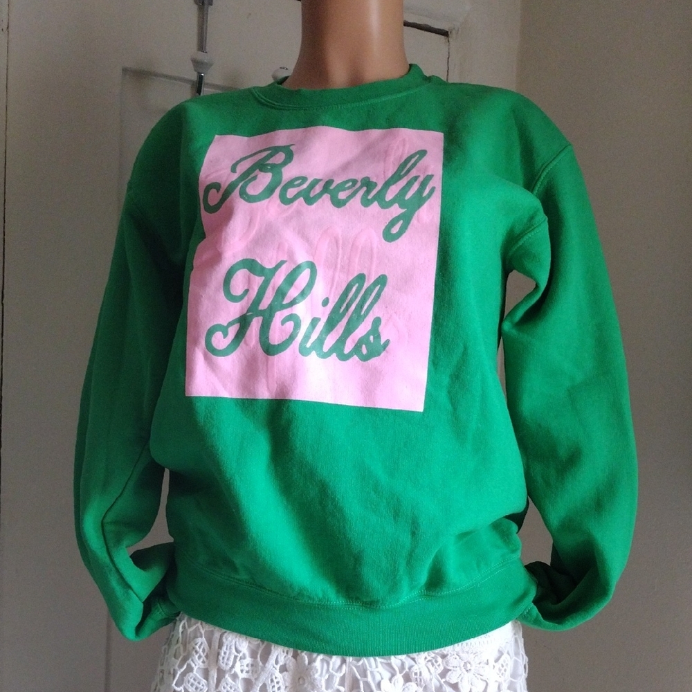 Jet John Eshaya Beverly Hills Green Sweater S